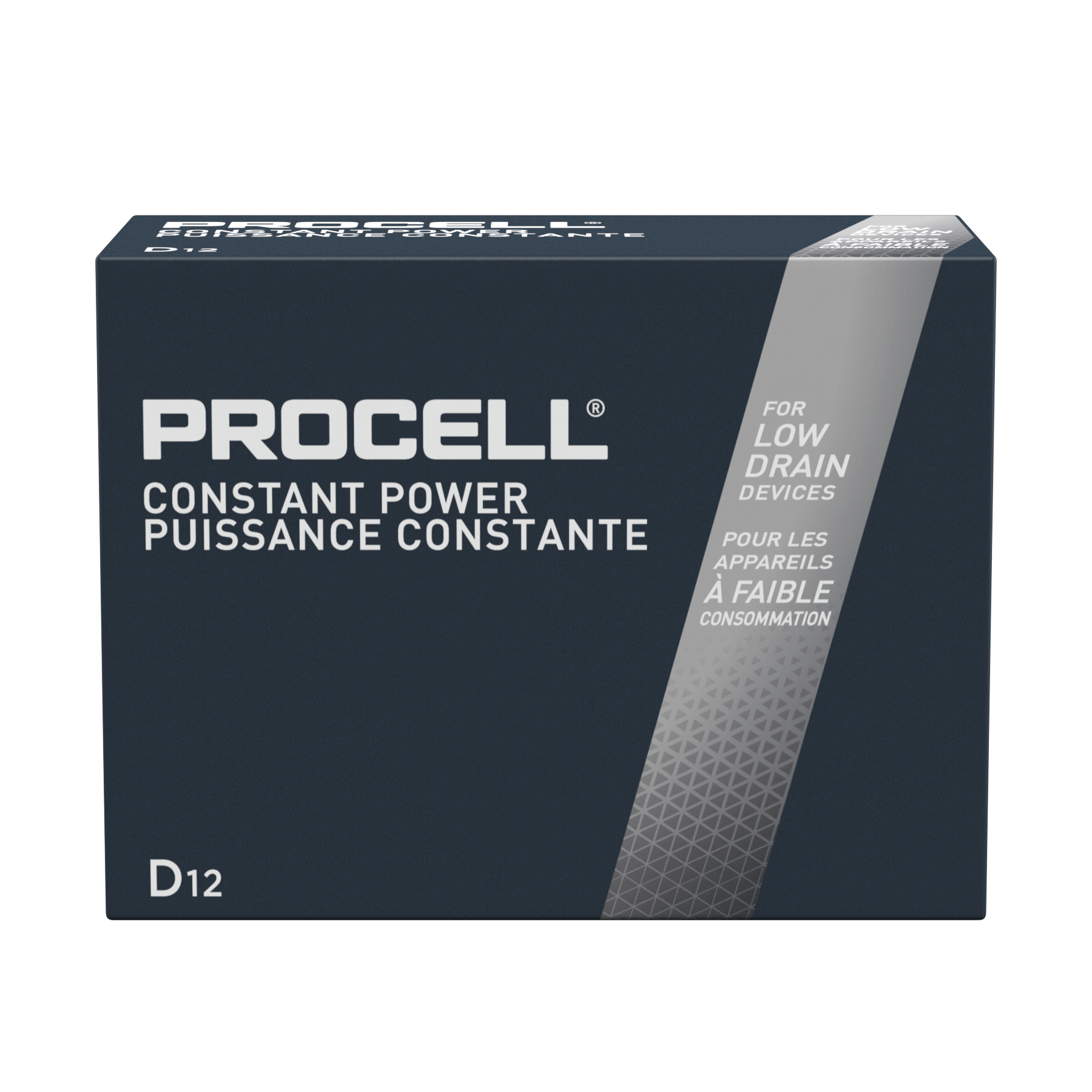 D 1.5 Volt Duracell PC1300 Procell Alkaline Batteries, Case of 72