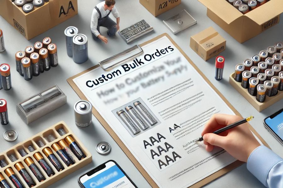 Discover how to customize your battery supply with bulk orders. Learn about options, benefits, and how to work with suppliers.