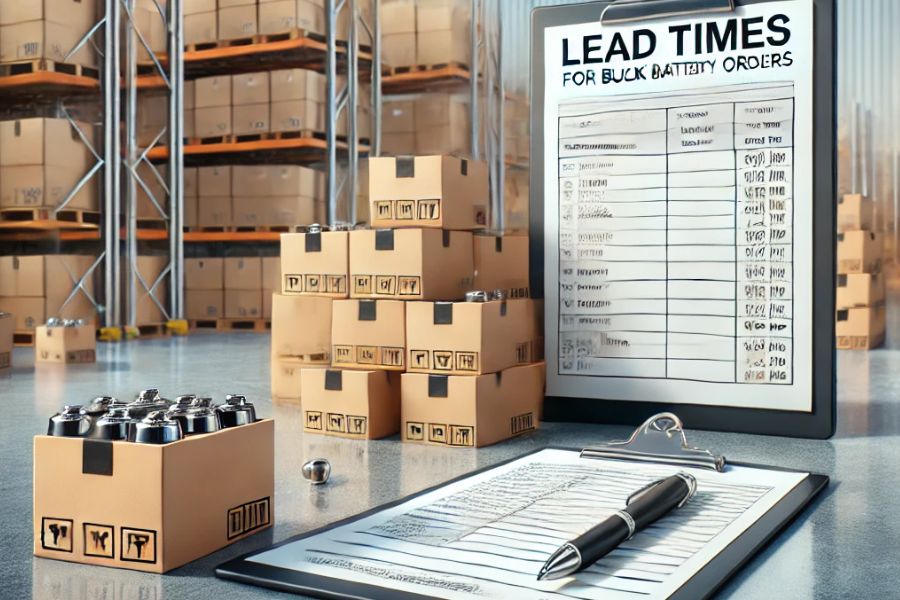 Reduce lead times for bulk battery orders with these strategies. Learn how to streamline the process for faster deliveries.