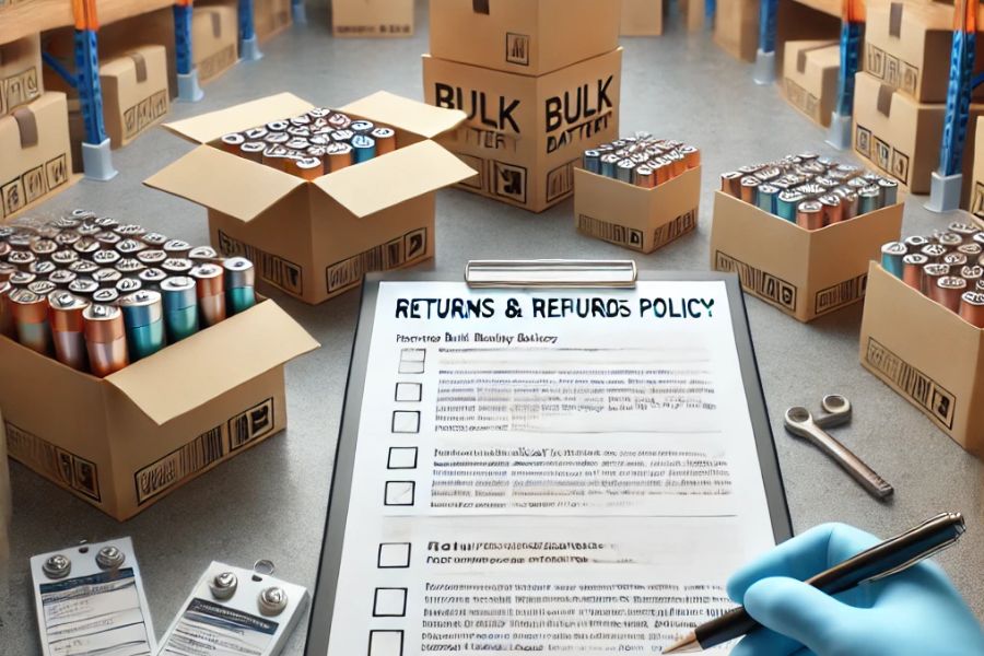 Learn the essentials of returns and refunds for bulk battery orders. This guide simplifies policies and offers tips for smooth resolutions.